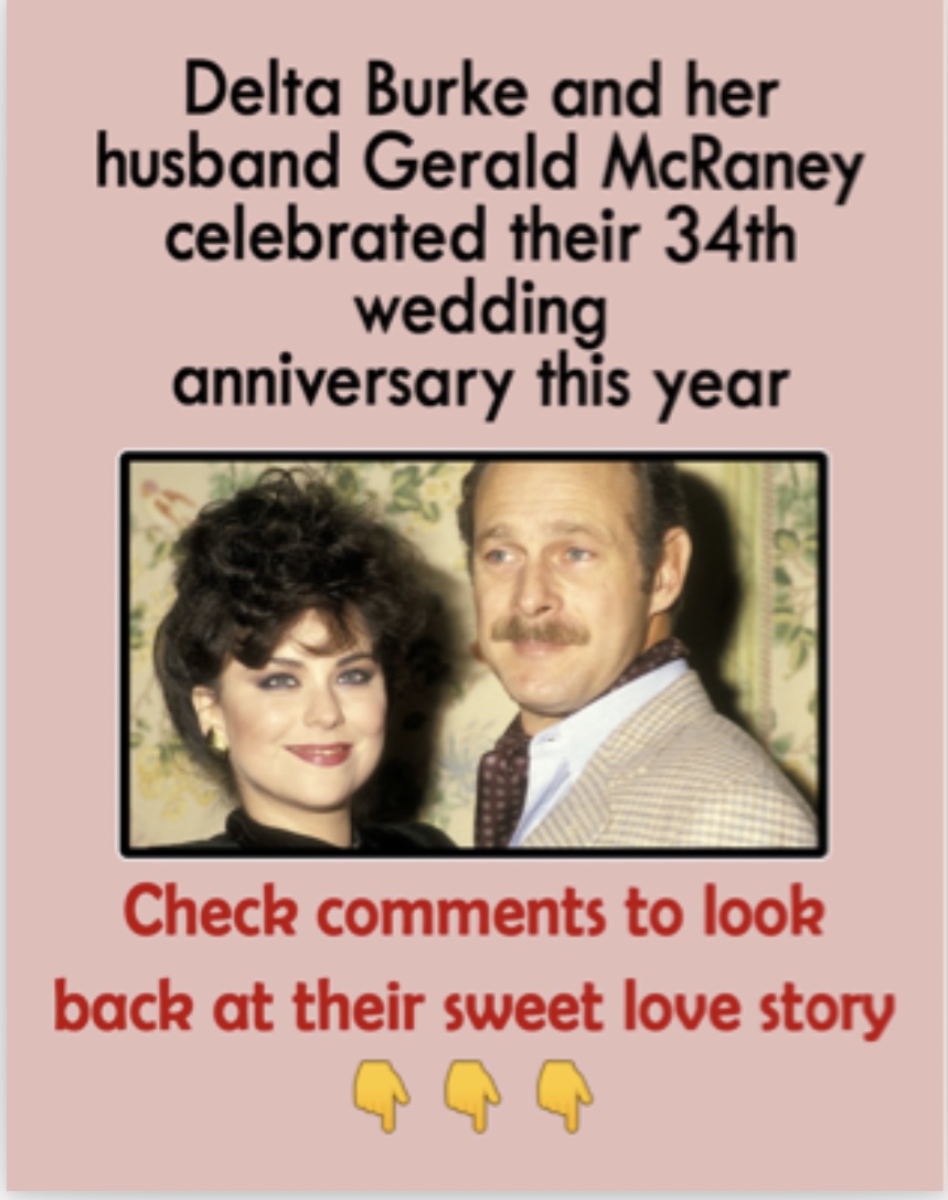 Delta Burke’s husband has stood by her for 34 years – even when through sickness and weight gain