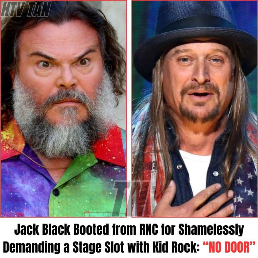 Breaking new: Jack Black Ejected from RNC After Requesting to Perform with Kid Rock