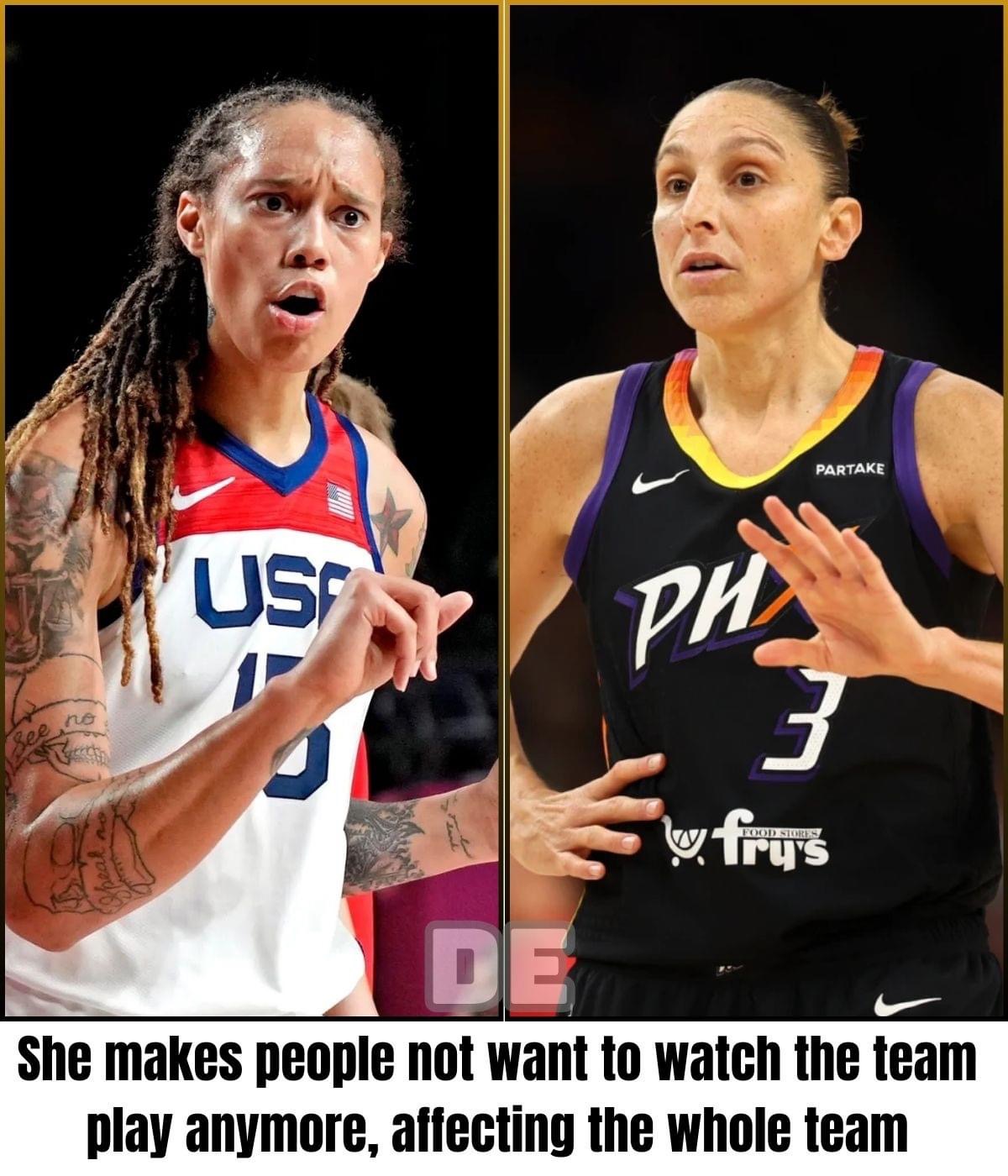 Diana Taurasi SUGGESTS KICKING Brittney Griner from the team: ‘She makes people not want to watch the team play anymore, affecting the whole team’