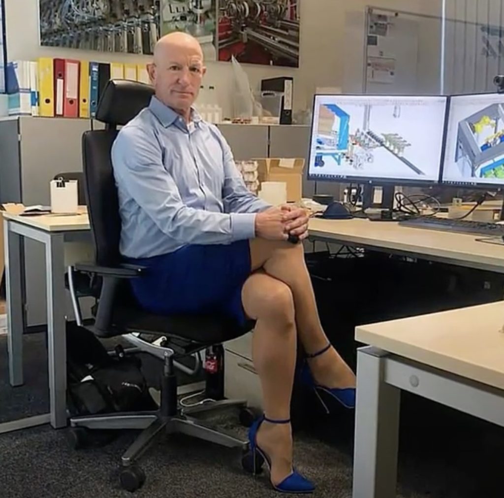 Straight, Married Father-Of-Three Says He’s Been Wearing Skirts And Heels To Work For Years