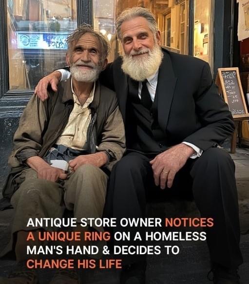 Antique Shop Owner Asks Homeless Man Begging for Food Where He Got His Ring – Story of the Day